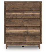 Chirason Brown Wide Chest by Ashley at Eve Furniture