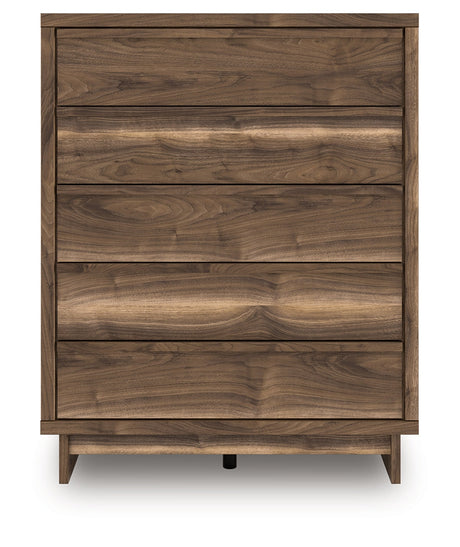 Chirason Brown Wide Chest by Ashley at Eve Furniture