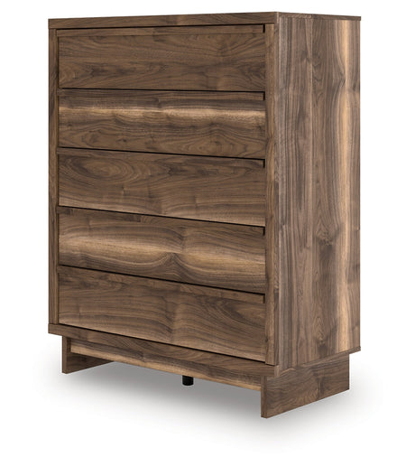 Chirason Brown Wide Chest by Ashley at Eve Furniture