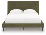 Chirason Sage Green Upholstered Bedroom Set by Ashley at Eve Furniture