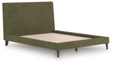 Chirason Sage Green Upholstered Bedroom Set by Ashley at Eve Furniture