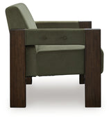 Adlanlock Olive Accent Chair by Ashley at Eve Furniture