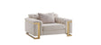 Chloe Off White Living Room Set by Cosmos Furniture at Eve Furniture