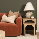 Chloe Set of 2 Cottage Wood Nesting Accent Tables by Mercana at Eve Furniture