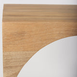Chloe Set of 2 Cottage Wood Nesting Accent Tables by Mercana at Eve Furniture