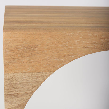 Chloe Set of 2 Cottage Wood Nesting Accent Tables by Mercana at Eve Furniture