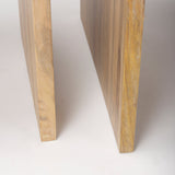 Chloe Set of 2 Cottage Wood Nesting Accent Tables by Mercana at Eve Furniture