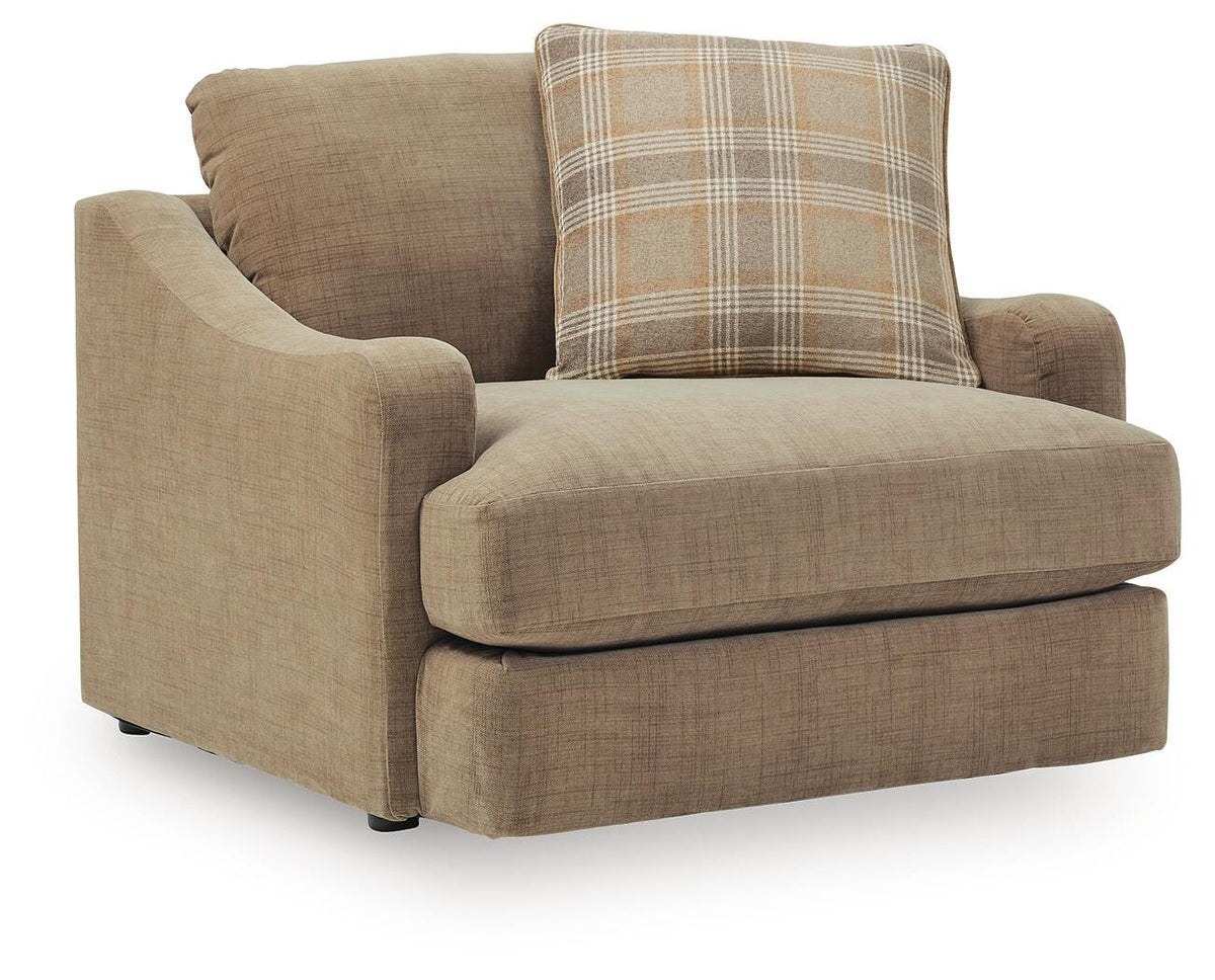 ChloeeAnne Honey Oversized Chair by Ashley at Eve Furniture