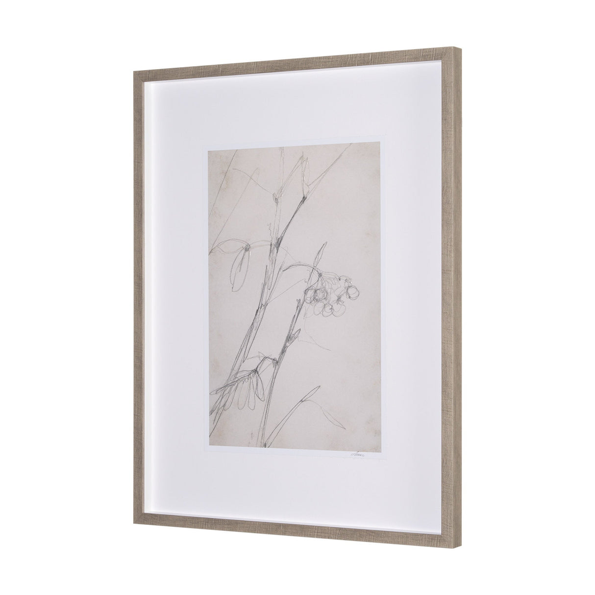 Chokecherry 1 by Mercana Studio a Hand Embellished Framed Art Print Matted under Glass by Mercana at Eve Furniture