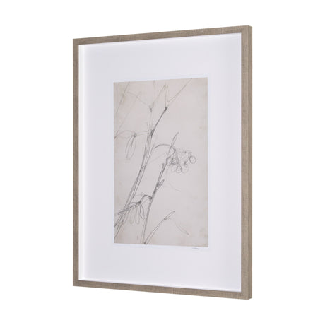 Chokecherry 1 by Mercana Studio a Hand Embellished Framed Art Print Matted under Glass by Mercana at Eve Furniture