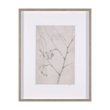 Chokecherry 2 by Mercana Studio a Hand Embellished Framed Art Print Matted under Glass by Mercana at Eve Furniture