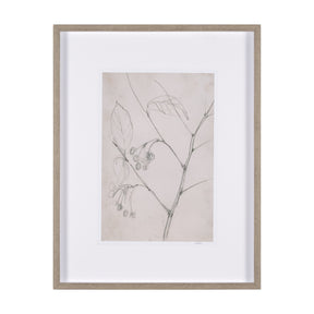Chokecherry 2 by Mercana Studio a Hand Embellished Framed Art Print Matted under Glass by Mercana at Eve Furniture