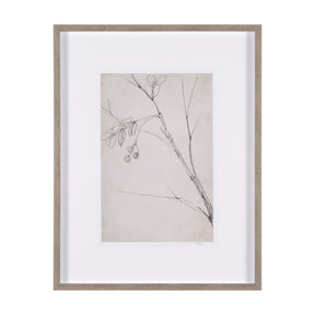 Chokecherry 3 by Mercana Studio a Hand Embellished Framed Art Print Matted under Glass by Mercana at Eve Furniture