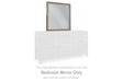 Chrestner Gray Bedroom Mirror (Mirror Only) by Ashley at Eve Furniture