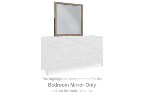 Chrestner Gray Bedroom Mirror (Mirror Only) by Ashley at Eve Furniture