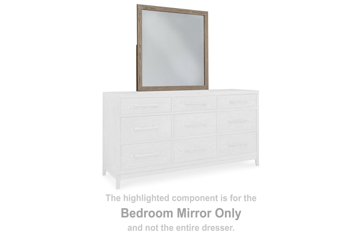 Chrestner Gray Bedroom Mirror (Mirror Only)