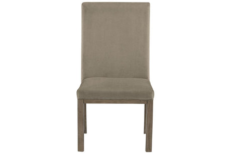 Chrestner Gray Dining Chair, Set of 2 by Ashley at Eve Furniture