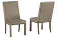 Chrestner Gray Dining Chair, Set of 2 by Ashley at Eve Furniture