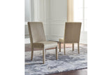 Chrestner Gray Dining Chair, Set of 2 by Ashley at Eve Furniture