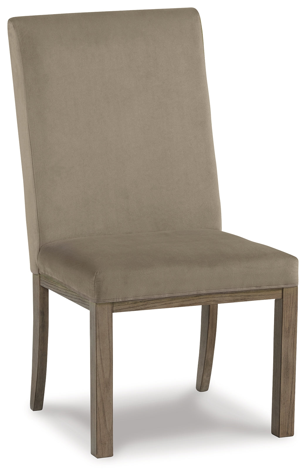 Chrestner Gray Dining Table and 8 Chairs by Ashley at Eve Furniture