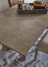 Chrestner Gray Dining Table and 8 Chairs by Ashley at Eve Furniture