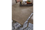 Chrestner Gray Dining Table by Ashley at Eve Furniture