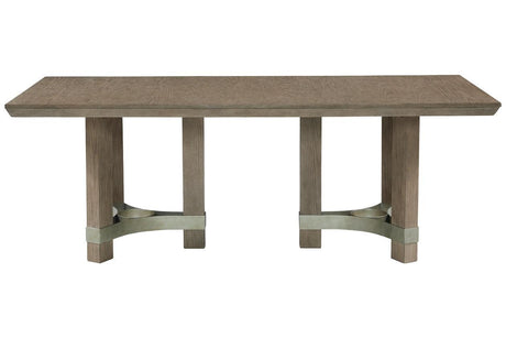 Chrestner Gray Dining Table by Ashley at Eve Furniture