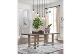 Chrestner Gray Dining Table by Ashley at Eve Furniture