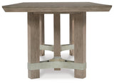 Chrestner Gray Dining Table with 6 Chairs by Ashley at Eve Furniture