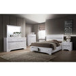 Chrissy White 5-Piece Queen Bedroom Set by Furniture of America at Eve Furniture