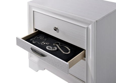 Chrissy White Night Stand by Furniture of America at Eve Furniture