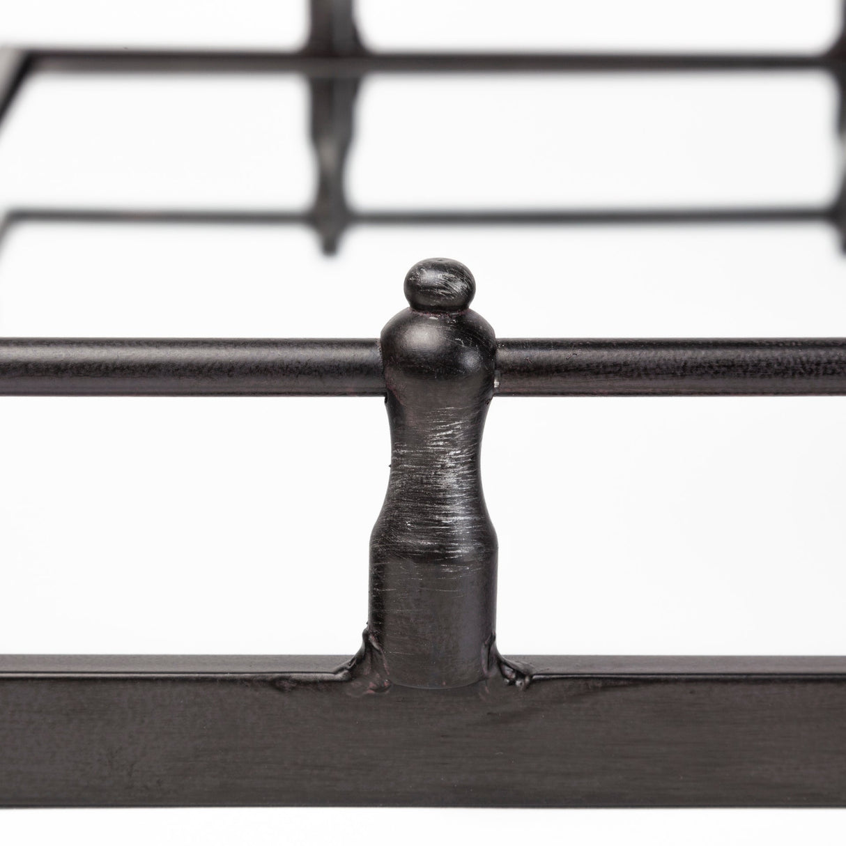 Christa 22L x 22W Black Metal Mirrored Base Square Tray by Mercana at Eve Furniture
