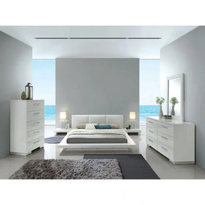 Christie White 4-Piece Queen Bedroom Set by Furniture of America at Eve Furniture