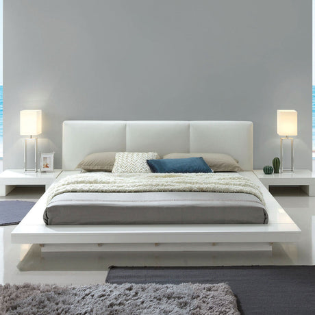 Christie White California King Bed by Furniture of America at Eve Furniture
