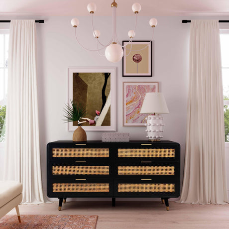 Christine 6 Drawer Dresser by TOV Furniture at Eve Furniture