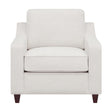 Christine Beige Upholstered Cushion Back Chair by Coaster at Eve Furniture