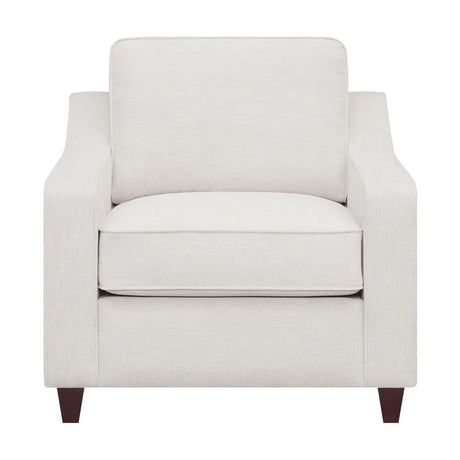 Christine Beige Upholstered Sloped Arm Living Room Set by Coaster at Eve Furniture
