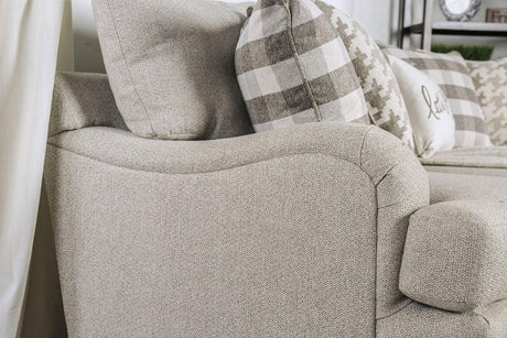 Christine Light Gray Loveseat by Furniture of America at Eve Furniture
