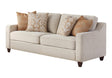 Christine Upholstered Sloped Arm Sofa Beige by Coaster at Eve Furniture