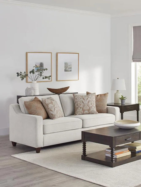 Christine Upholstered Sloped Arm Sofa Beige by Coaster at Eve Furniture