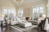 Christine Light Gray Loveseat by Furniture of America at Eve Furniture
