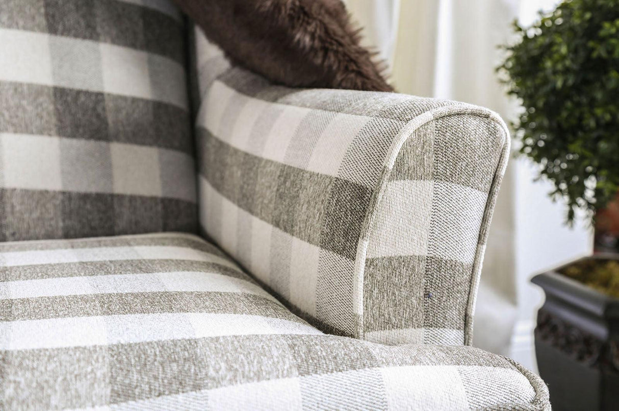 Christine Pattern Chair by Furniture of America at Eve Furniture