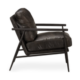 Christopher Accent Chair - Jet Black by Classic Home at Eve Furniture