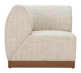 Christy Beige Outdoor Corner Chair by Zuomod at Eve Furniture