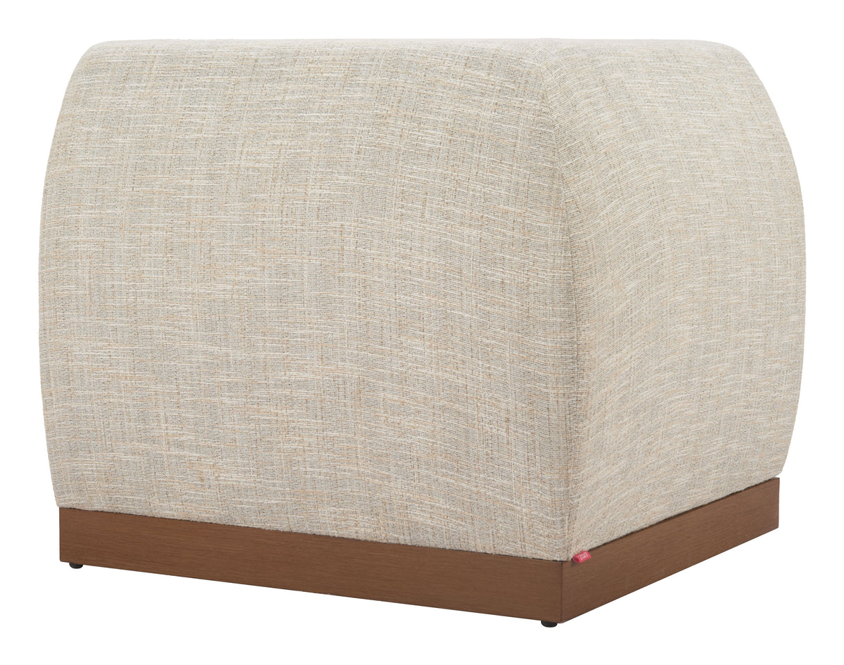 Christy Beige Outdoor Corner Chair by Zuomod at Eve Furniture