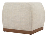 Christy Beige Outdoor Corner Chair by Zuomod at Eve Furniture