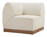 Christy Beige Outdoor Corner Chair by Zuomod at Eve Furniture