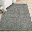 Chunky Blue Charcoal Loop Rug by Classic Home at Eve Furniture