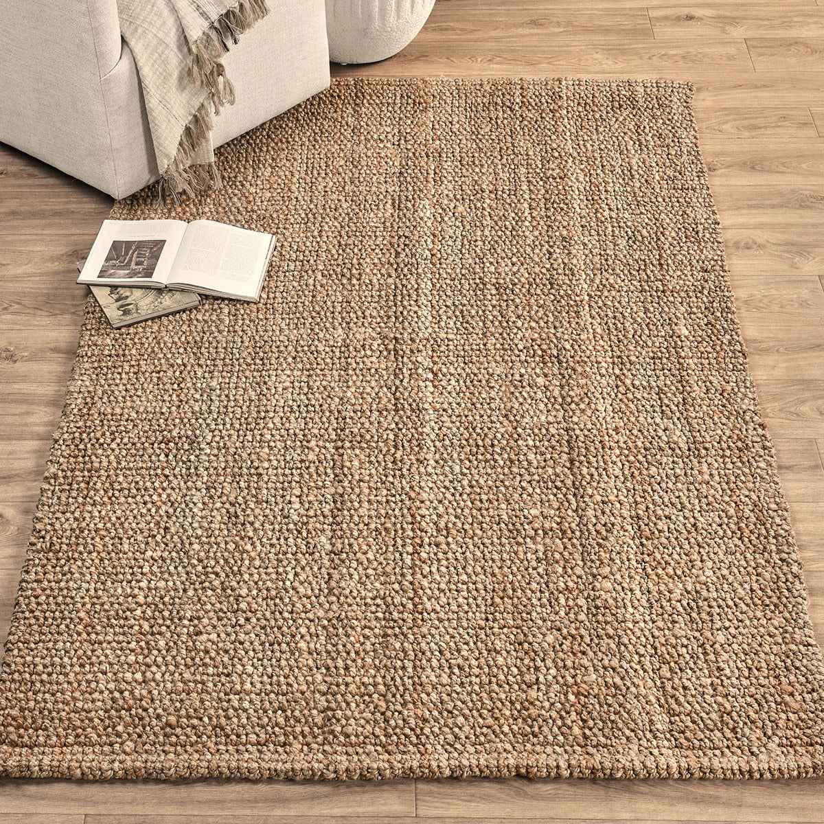 Chunky Natural Loop Rug by Classic Home at Eve Furniture