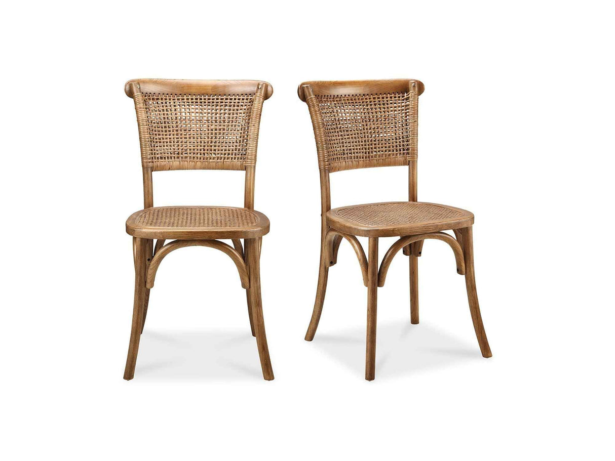 Churchill Light Brown Dining Chair (Set of 2)